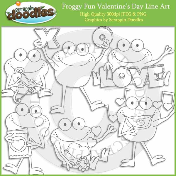 Froggy Fun Valentines Day