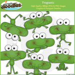 Frogtastic Clip Art