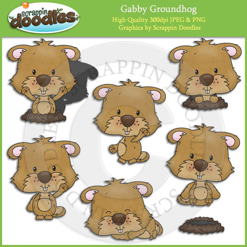 Gabby Groundhog Clip Art Download