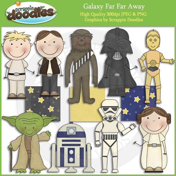 Galaxy Far Far Away Clip Art Download