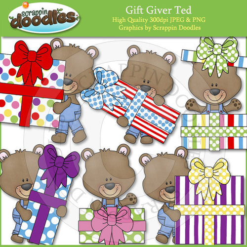 Gift Giver Ted Clip Art Download