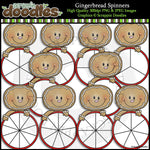 Gingerbread Spinners