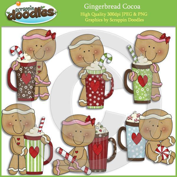 Gingerbread Cocoa Clip Art Download