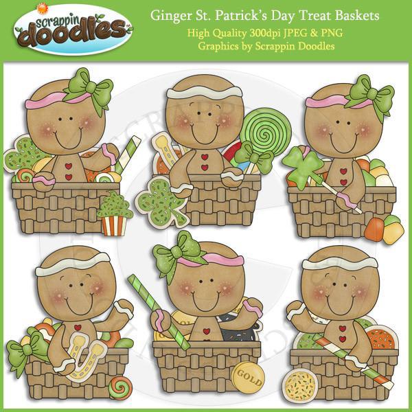 Ginger St Patricks Day Treat Baskets Download