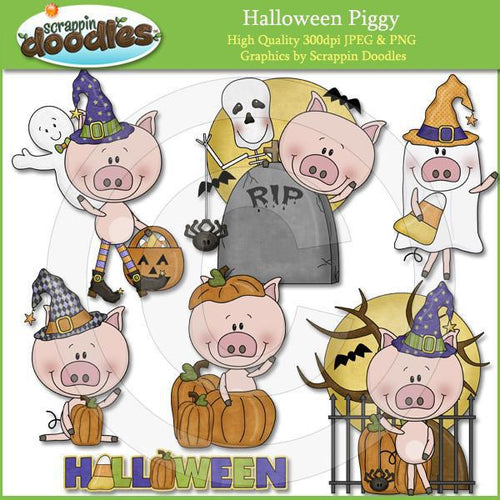 Halloween Piggy Clip Art Download