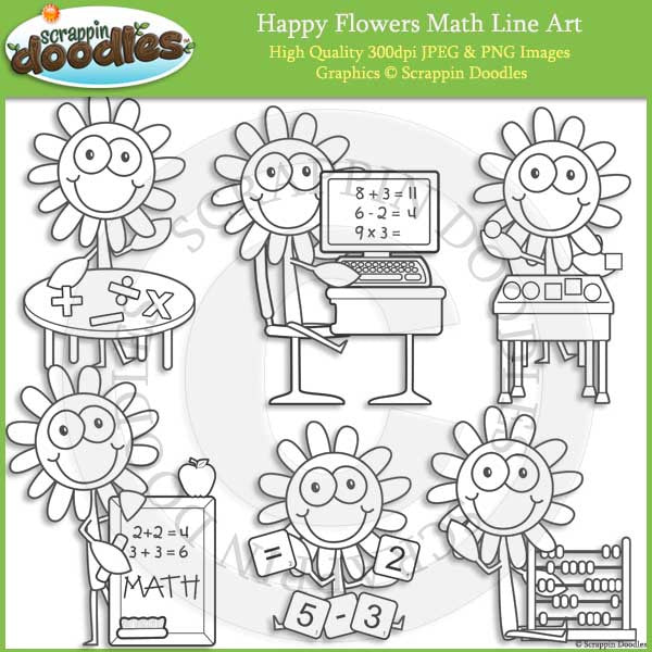 Happy Flowers Math