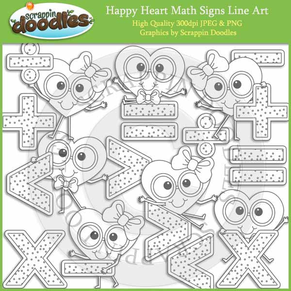 Happy Heart Math Signs