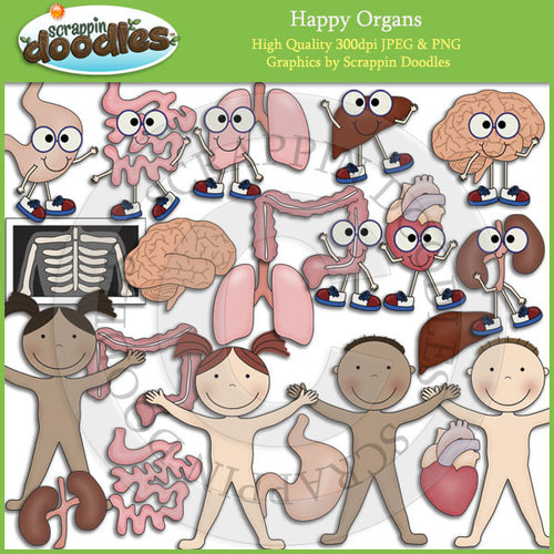 Happy Organs Clip Art Download