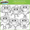 Happy Puzzle Pieces Clip Art