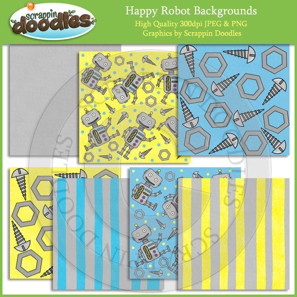 Happy Robot Backgrounds Download