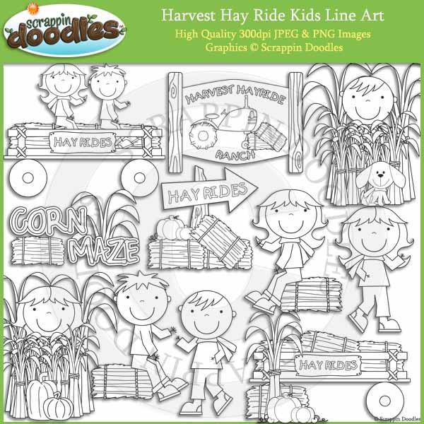 Harvest Hayride Kids