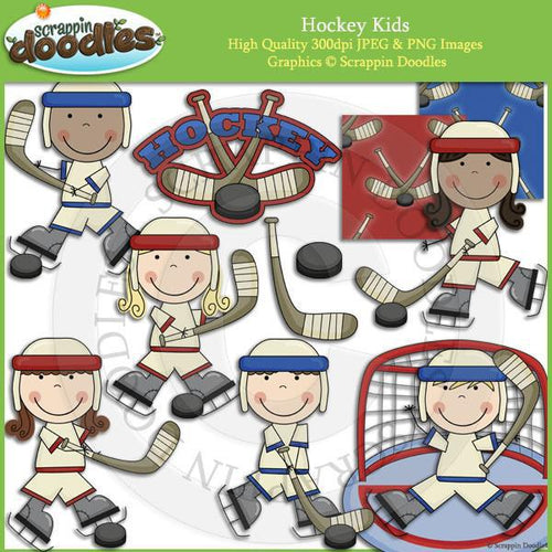 Hockey Kids Clip Art Download