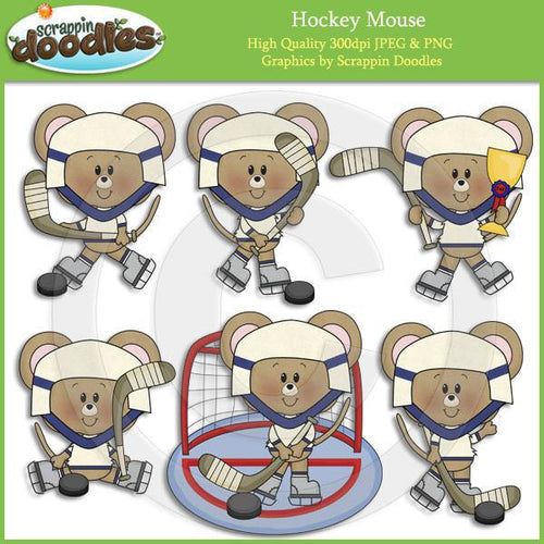 Hockey Mouse Clip Art Download