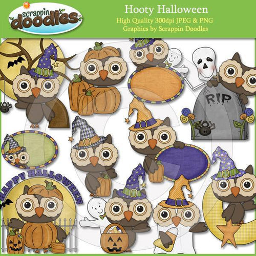 Hooty Halloween Clip Art Download