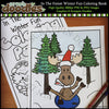 In The Forest Winter Fun Coloring Pages