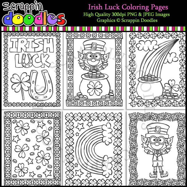 irish coloring page