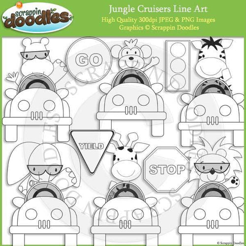Jungle Cruisers Clip Art
