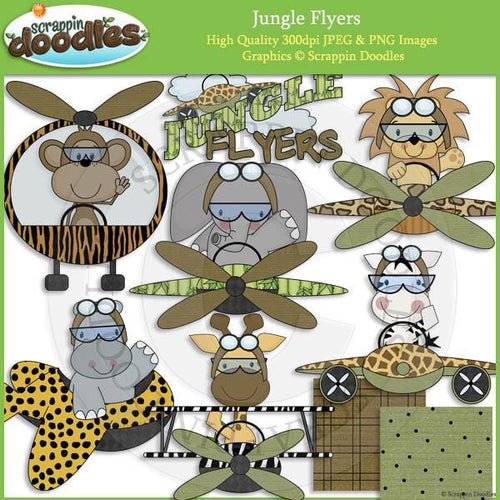 Jungle Flyers Clip Art Download