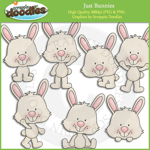 Just Bunnies Clip Art Download