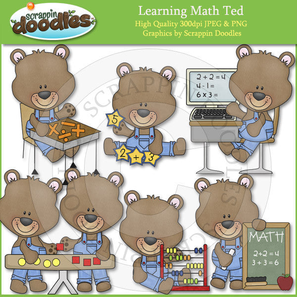 Learning Math Ted Clip Art Download