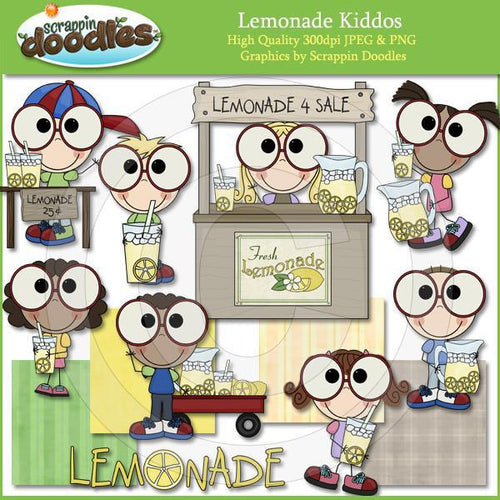 Lemonade Kiddos Clip Art Download