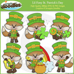 Lil Foxy St. Patrick's Day Clip Art