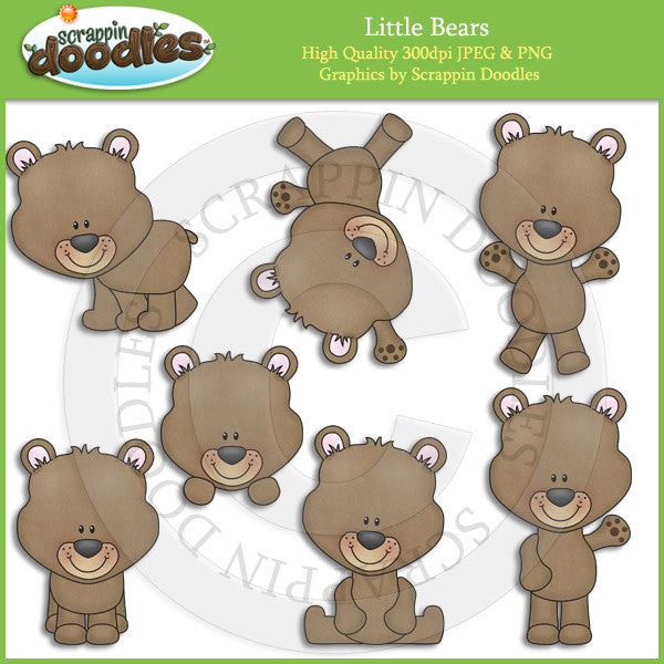 Little Bears Clip Art Download