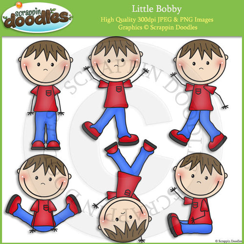 Little Bobby Clip Art