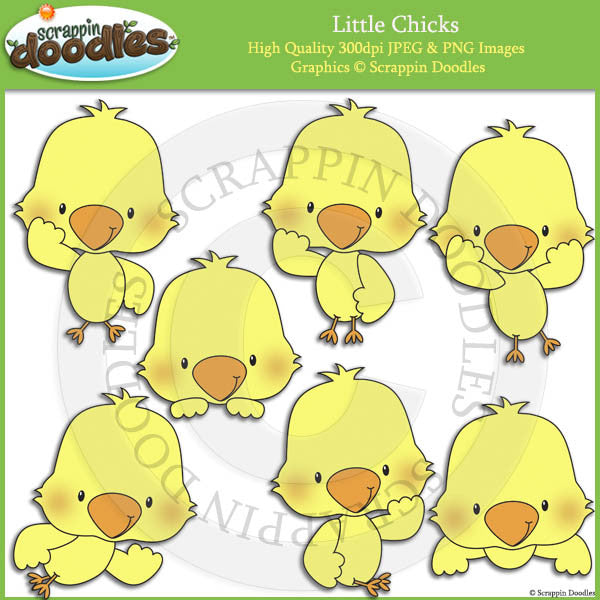 Little Chicks Clip Art