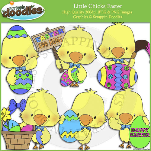 Little Chicks Easter Clip Art