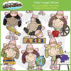 Little Cowgirl School Clip Art Download