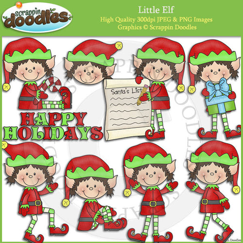 Little Elf Clip Art