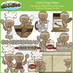 Little Ginger Baker Clip Art