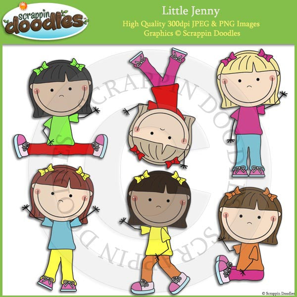 Little Jenny Clip Art