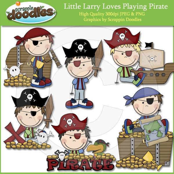 Curly Sue & Little Larry Pirates