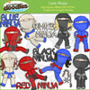 Little Ninjas Clip Art Download