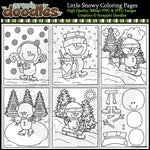 Little Snowy Coloring Pages