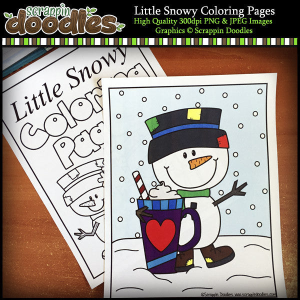 Little Snowy Coloring Pages