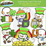 Little Snowy Luck O The Irish Clip Art
