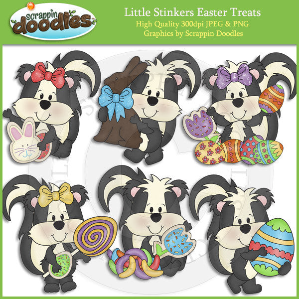 Little Stinkers Easter Treats Clip Art Download