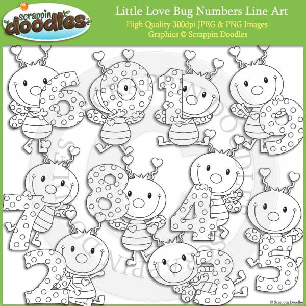 Little Love Bug Numbers