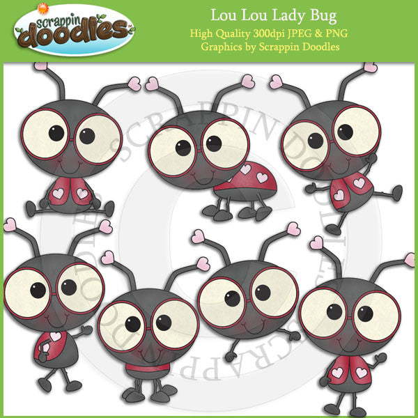 Lou Lou Ladybug Clip Art