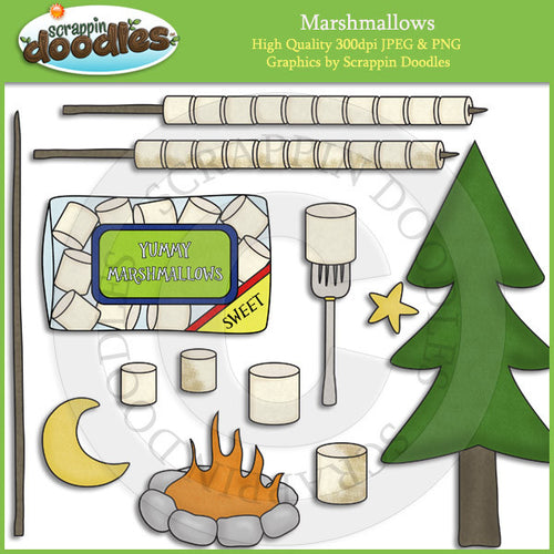 Marshmallows Clip Art Download