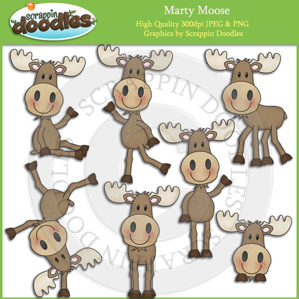 Marty Moose Clip Art Download