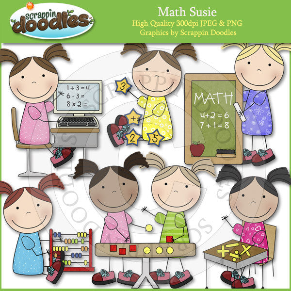 Math Susie Clip Art Download