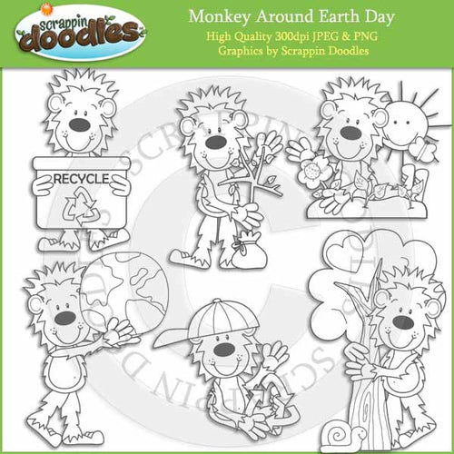 Monkey Around Earth Day