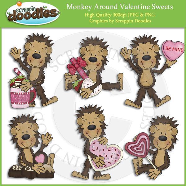 Monkey Around Valentine Sweets Download