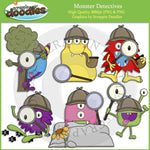 Monster Detectives Clip Art Download