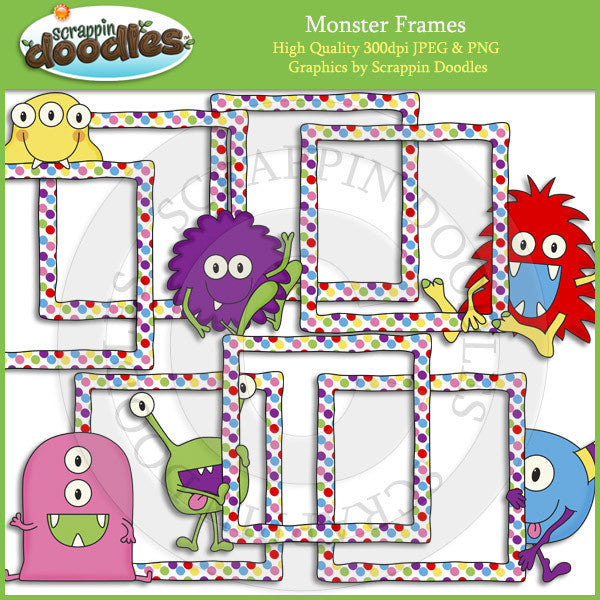 Monster Frames Clip Art Download