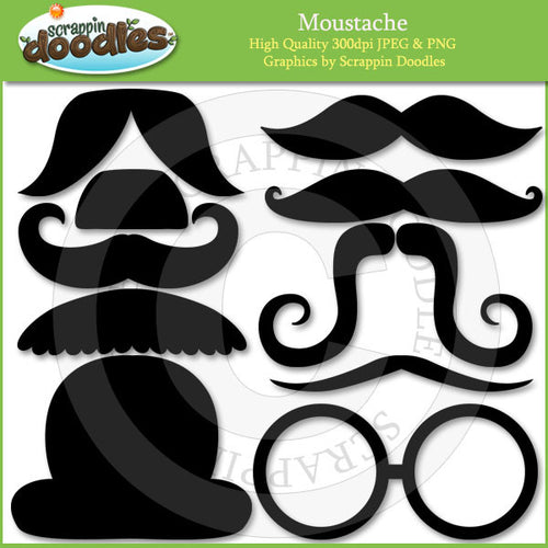 Moustaches with Line Art